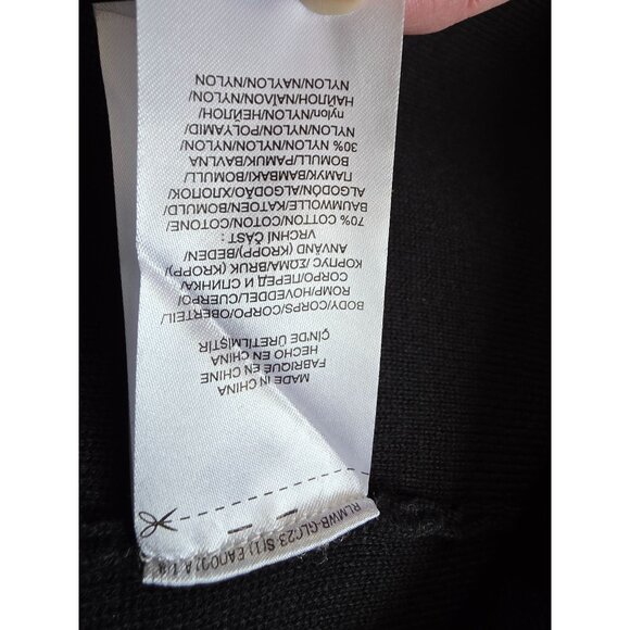 Lauren Ralph Lauren Womens Black Blazer Jacket Cardigan Medium Size Large - Picture 5 of 7